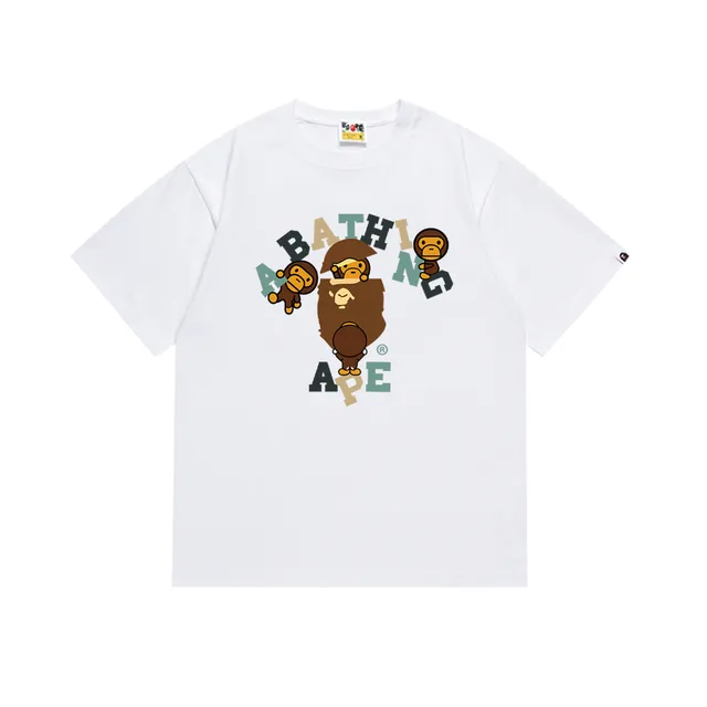 BAPE Graphic Tee Ape Head Logo Print