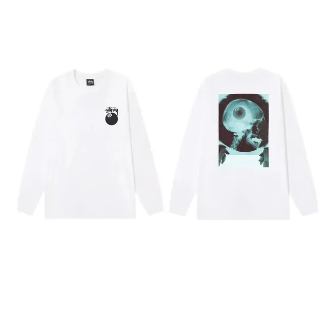 Stüssy Long Sleeve Tee X-Ray Skull Print
