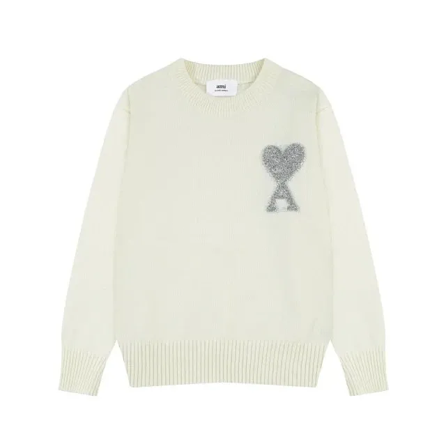 Amiri Knit Sweater Heart Logo