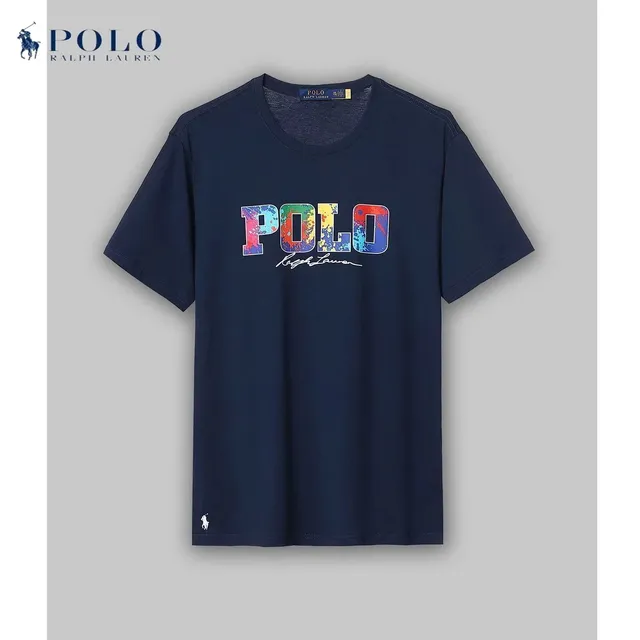 Polo Ralph Lauren Graphic Tee Multi-Color Paint Splatter POLO Logo