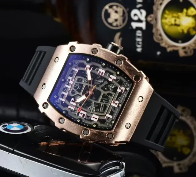 Richard Mille RM 011 Tonneau Case with Skeleton Dial