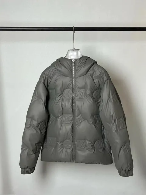 Louis Vuitton Monogram Puffer Jacket All-Over Embossed