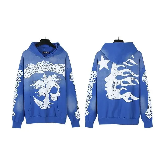 Hellstar Omniscient Hoodie Om Symbol Print