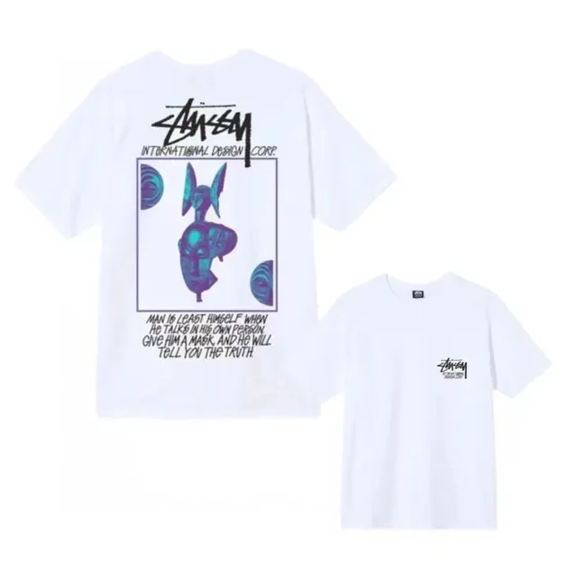 Stüssy Graphic T-Shirt Mask Print