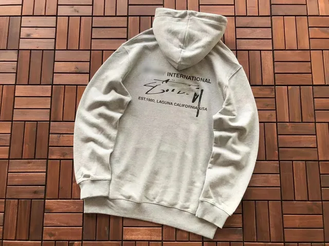Stüssy Hoodie International Logo Print