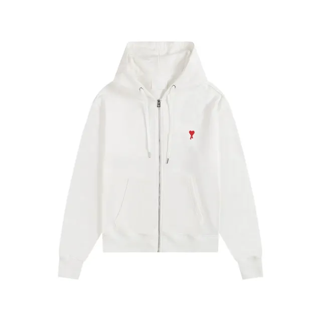 White 403 small heart zipper design