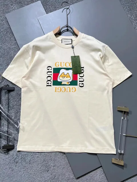 Gucci Graphic T-Shirt Shiba Inu Print