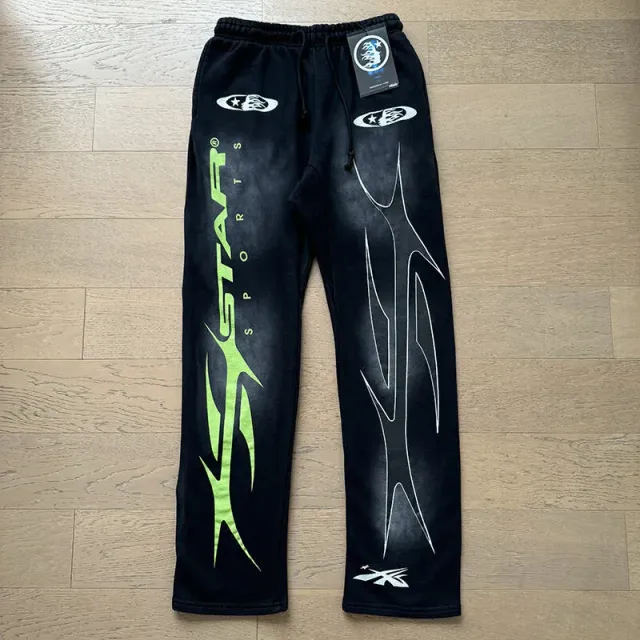 Hellstar Track Pants Flame Graphic