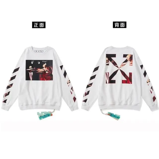 Off-White hoodies sweatshirts Painted Arrow Print