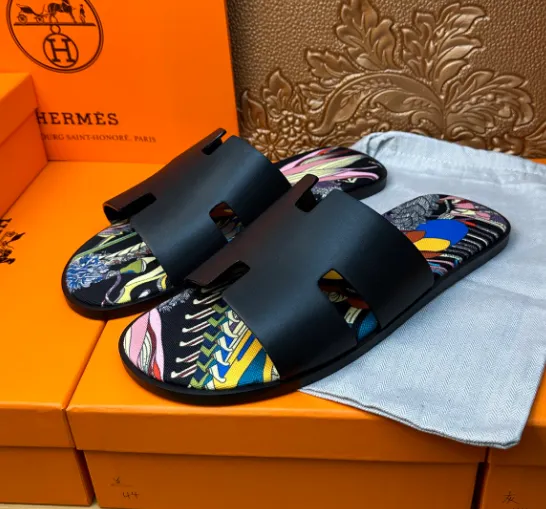 Hermès Oran Slide Multicolor Print