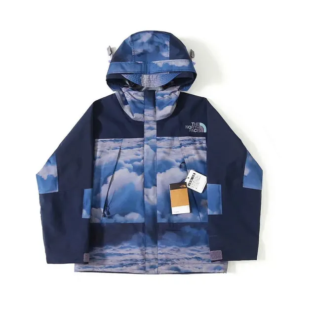 The North Face Nuptse Jacket Cloud Print