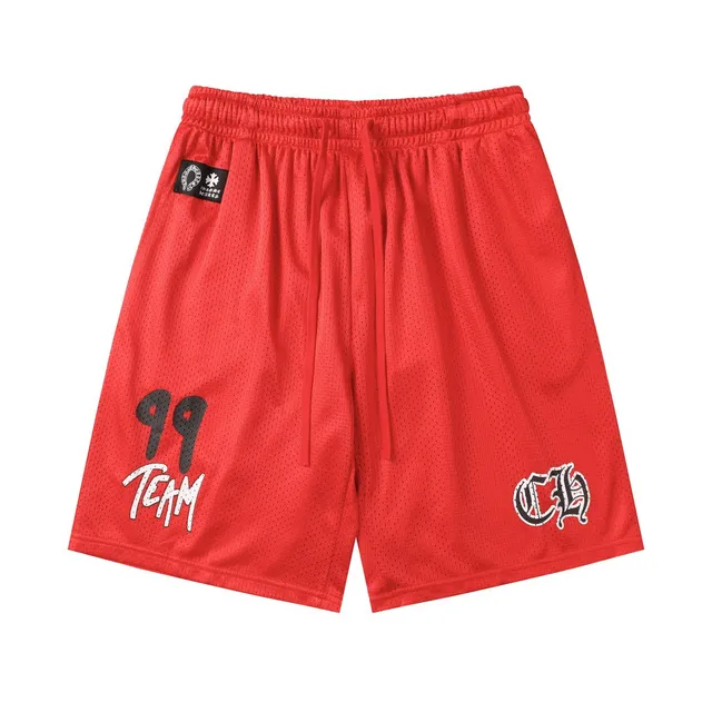 Ice hockey outfit with red shorts
