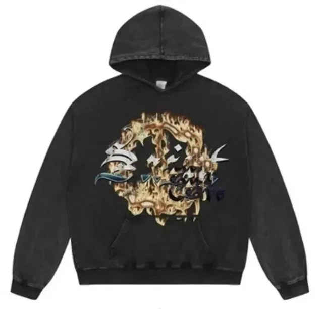 Gallery Dept. Hoodie Flame Graphic