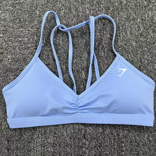 Gymshark Strappy Sports Bra Light Blue