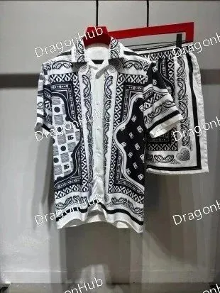 Balenciaga Printed Shirt Bandana Pattern