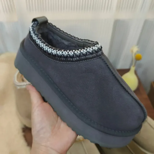 UGG Platform Slipper Knit Trim