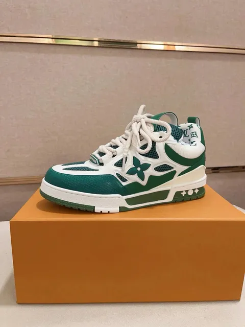 Louis Vuitton LV Trainer Monogram Green