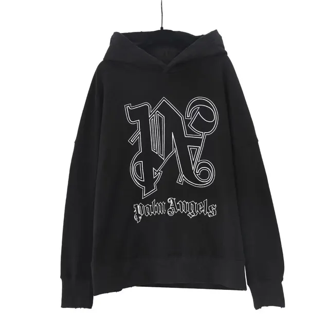 Palm Angels Hoodie Logo Outline
