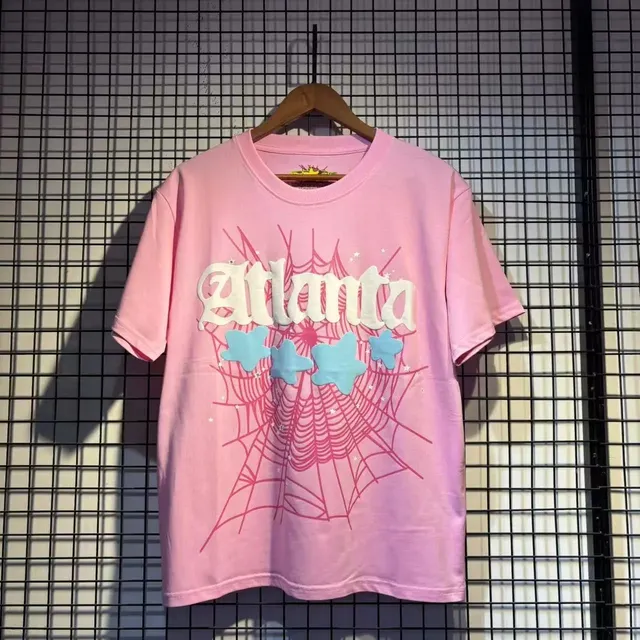 Corteiz Atlanta Graphic Tee Spiderweb Star Print