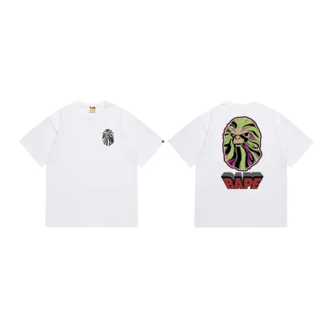 BAPE Graphic T-Shirt Ape Head Print