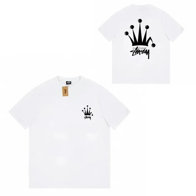 Stüssy Crown Tee Black Crown Logo
