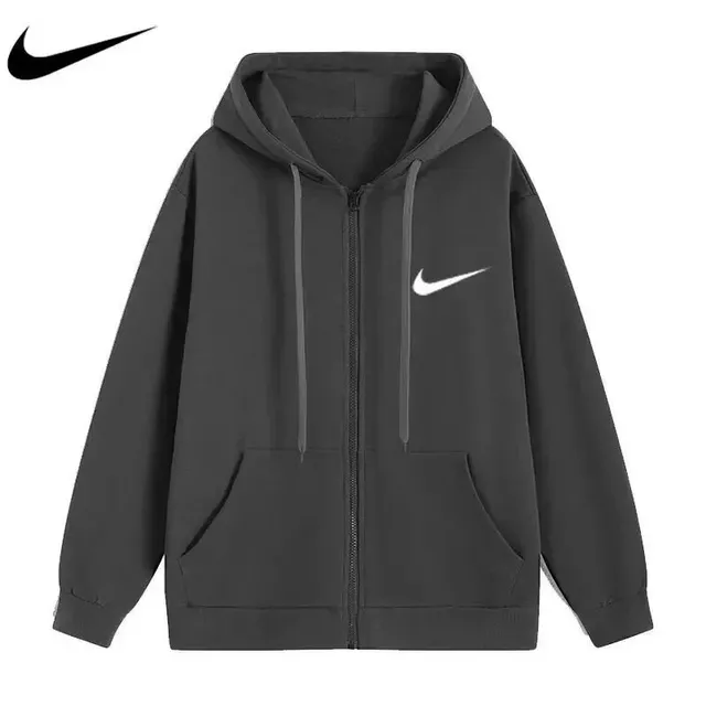 Nike Zip-Up Hoodie Swoosh Logo
