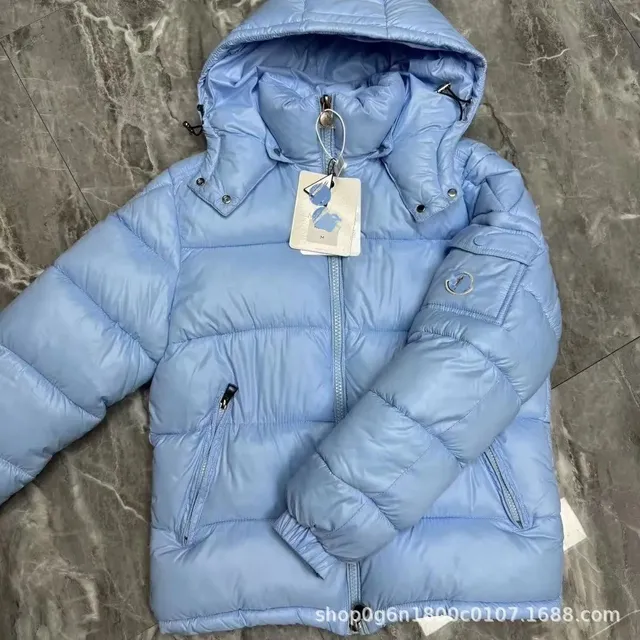 Moncler Puffer Jacket Light Blue