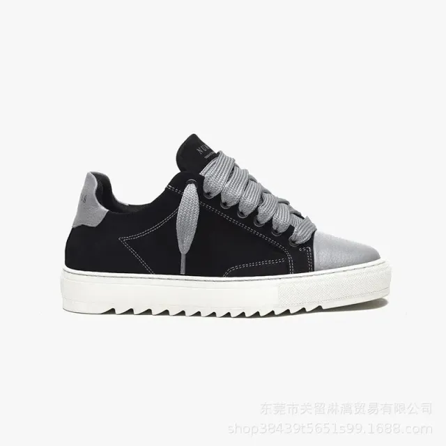Low Sneaker Two-Tone Suede