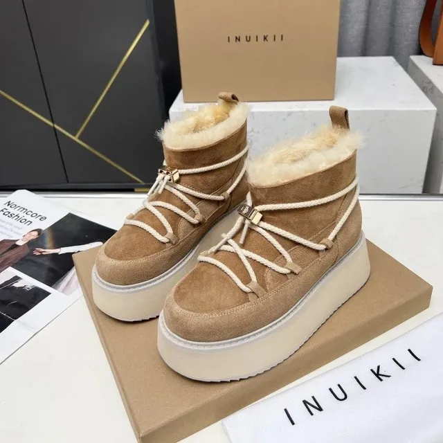 Platform Boot Shearling-Lined