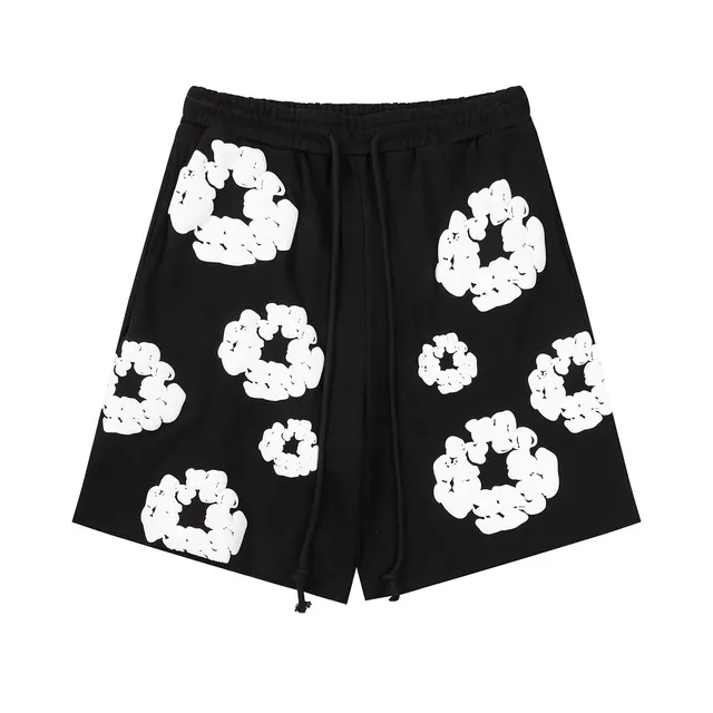 Broken Planet Cloud Print Shorts All-Over Cloud Graphic