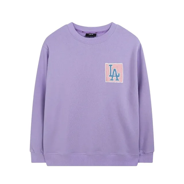 MLB Crewneck Sweatshirt LA Logo Patch