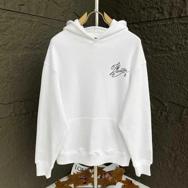 Louis Vuitton Hooded Sweatshirt Signature Script