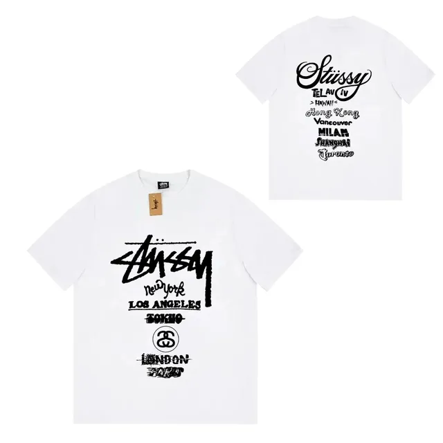 Stüssy Graphic Tee World Cities Print