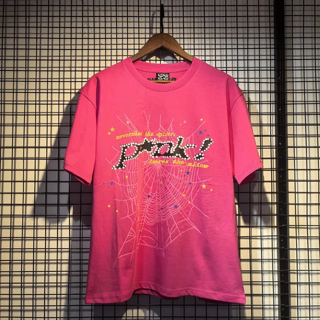 Sp5der T-Shirt Spider Web Graphic