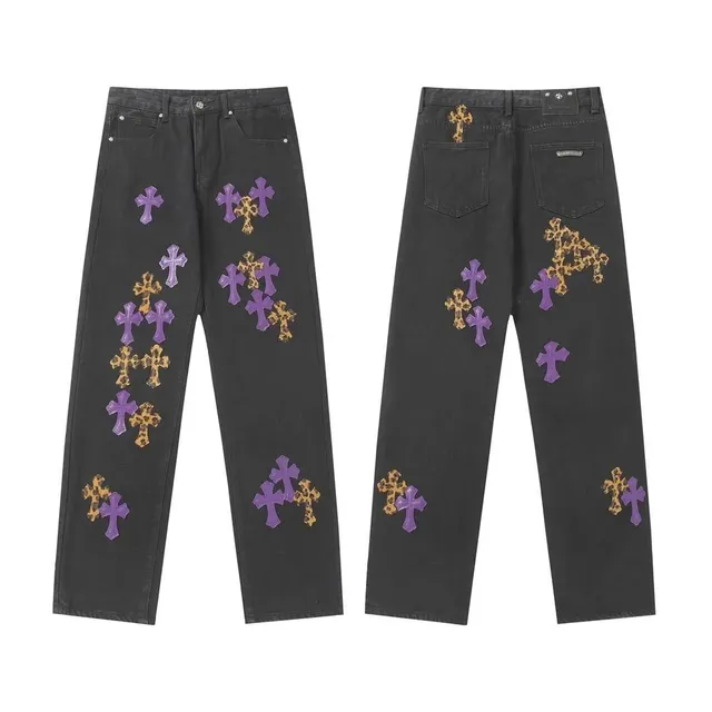 Chrome Hearts Cross Patch Jeans