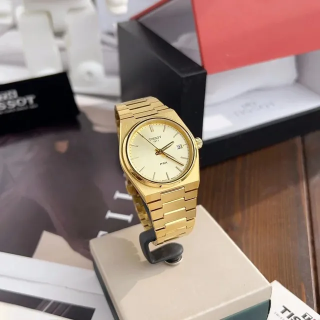 Tissot PRX Gold Tone
