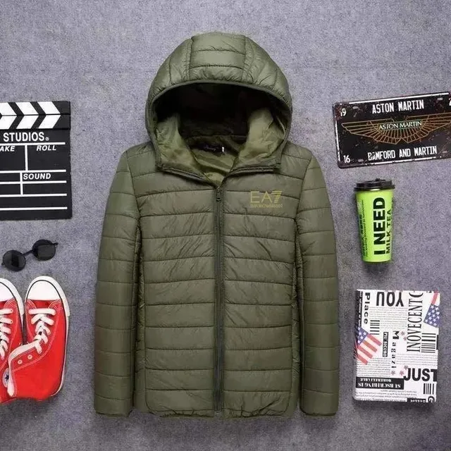 Emporio Armani Puffer Jacket Olive Green