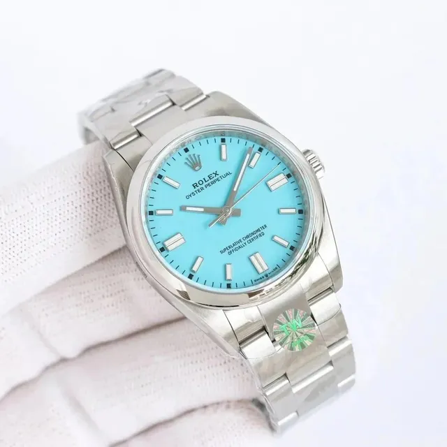 Rolex Oyster Perpetual Tiffany Blue Dial