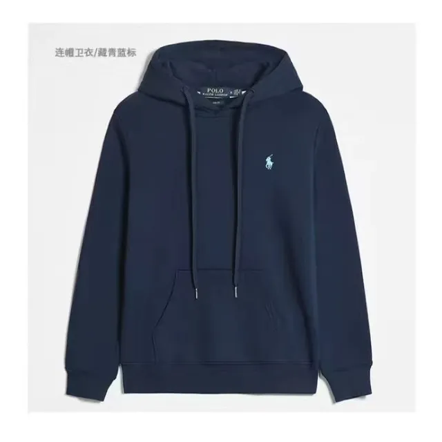 套头款藏青色蓝标