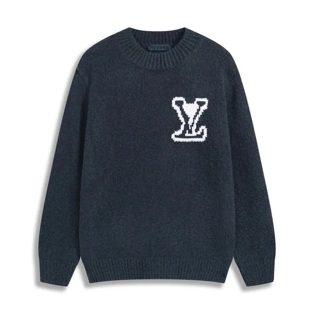Louis Vuitton Knit Sweater LV Monogram Intarsia