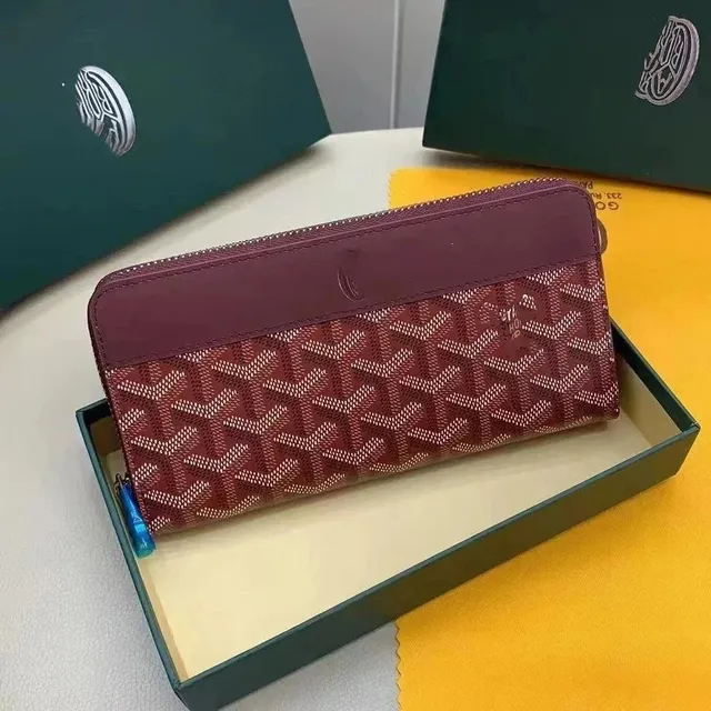 Goyard Saint Louis Wallet Goyardine Canvas
