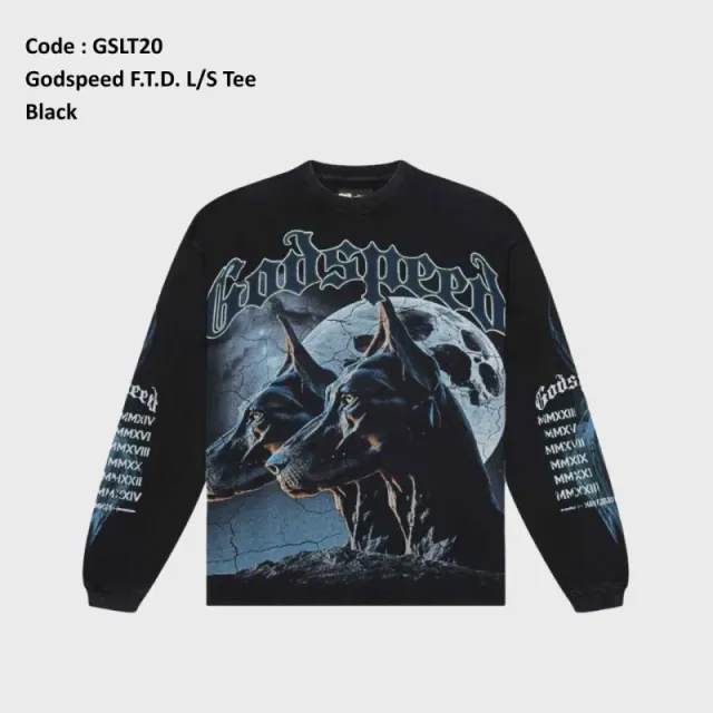 Gslt20 Godspeed FtdL/S Tee Black