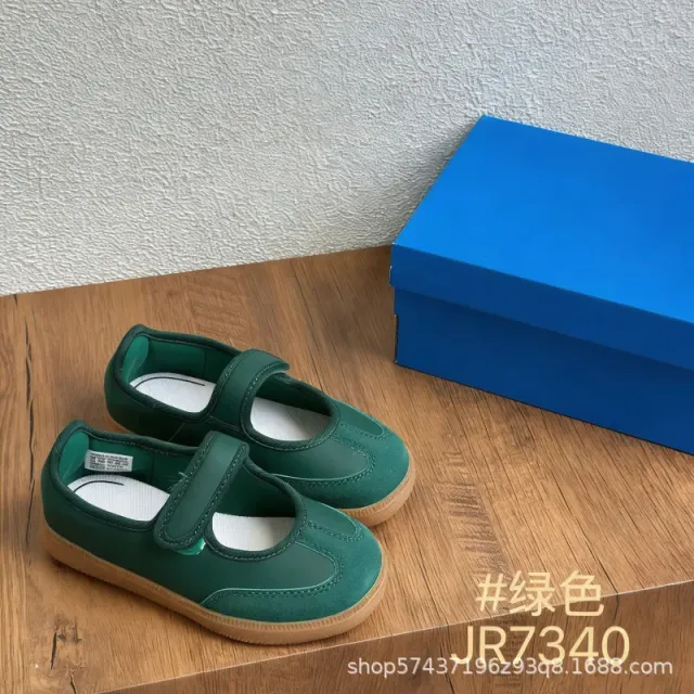 Adidas Mary Jane Sneaker Green Suede