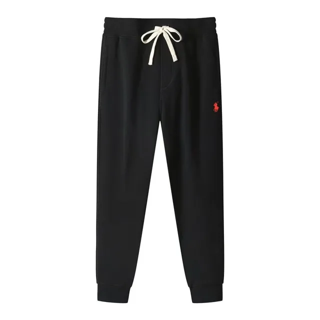 Polo Ralph Lauren Classic Fit Jogger Black with Orange Pony