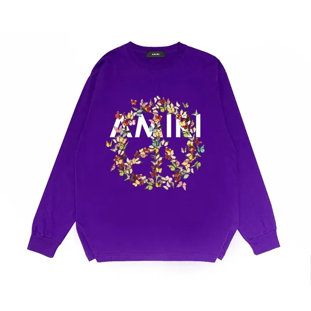 Amiri Butterfly Logo Sweatshirt Butterfly Peace Sign