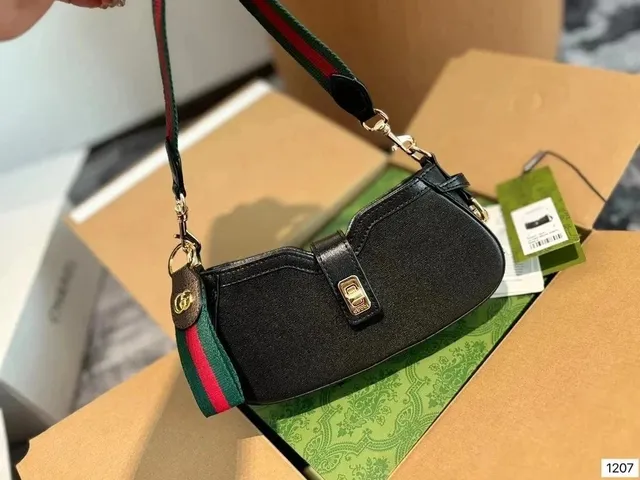 Gucci Horsebit 1955 Mini Bag Web Strap