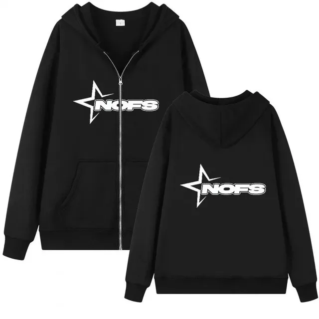 Corteiz Zip-Up Hoodie NOFS Star Logo