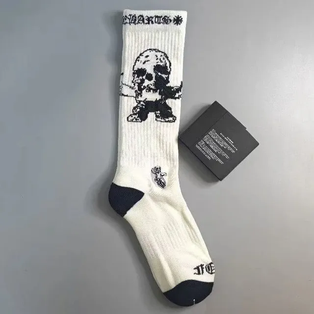 Chrome Hearts Skull Sock