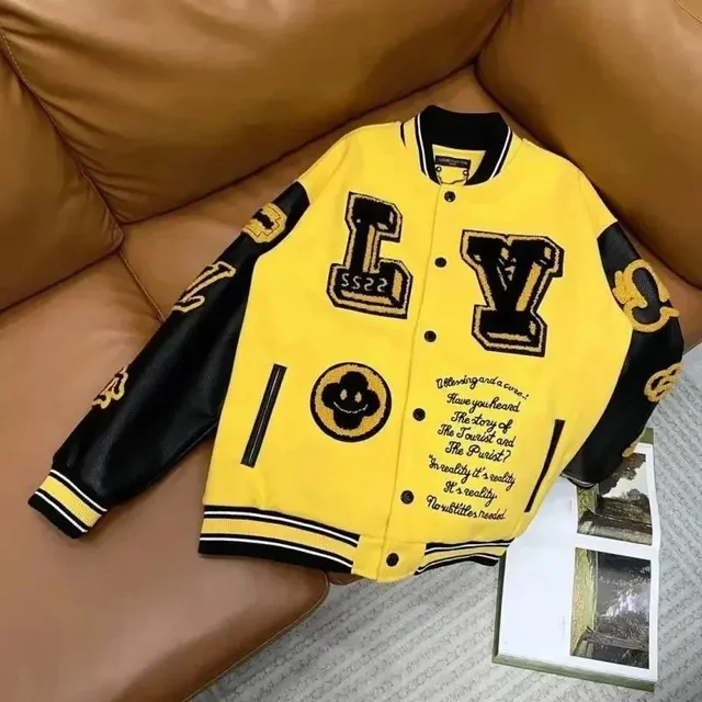 Louis Vuitton Varsity Jacket LV Monogram Embroidery