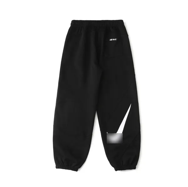 Nike Air Max Joggers Black with White Swoosh